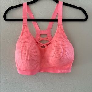 Victoria's Secret Bright Coral Crisscross Back Sport Bra